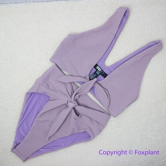 New! Set! Beach Riot Free People Rib Dallas Emma bikini bottom lavender, size XS - Picture 2 of 9